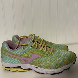 Mizuno Wave Sayonara Running Shoes Women's Teal/Yellow - US 8.5